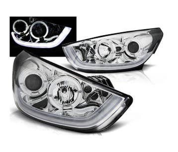 Koplampset Hyundai ix35 2010- Chroom DRL-Look, Ophalen of Verzenden, Nieuw
