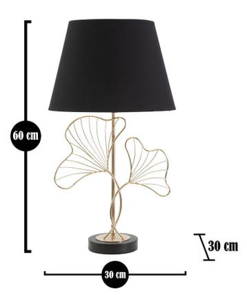 TAFELLAMP BLADEREN CM Ø 30X60, Ophalen of Verzenden, Nieuw