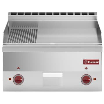 Diamond PRO 600 Bakplaat | Elektrisch | Glad/Gegroefd Opperv, Ophalen of Verzenden, Nieuw in verpakking