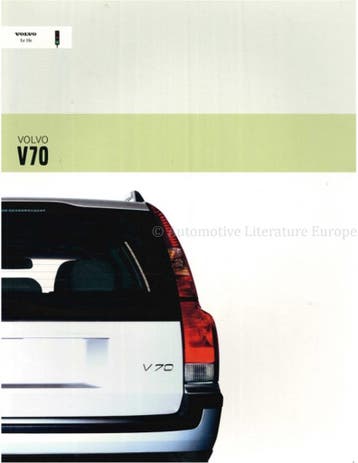 2003 VOLVO V70 BROCHURE NEDERLANDS, Boeken, Nieuw, Volvo, Author