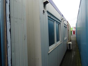 Schakelunits – ca. 6 x 6 meter – open ruimte – gebruikt