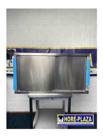 RVS Wandkast | robuust en duurzaam voor Horeca - 120x40 cm, Nieuw zonder verpakking, RVS Meubilair
