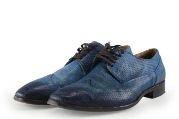Bugatti Veterschoenen in maat 46 Blauw, Bugatti, Zo goed als nieuw, Veterschoenen, Verzenden