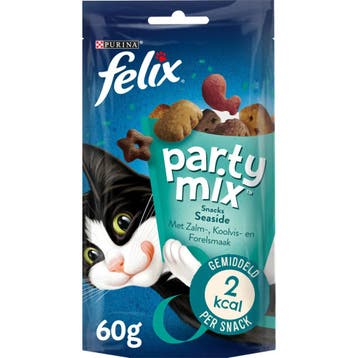8x Felix Snack Party Mix Seaside 60 gr (Hondensnacks), Dieren en Toebehoren, Verzenden, Hond