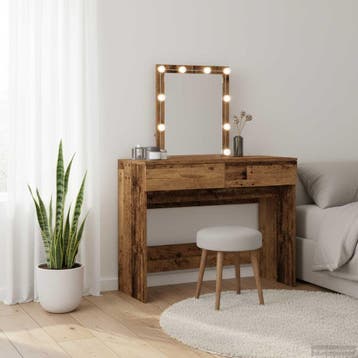 vidaXL Plafondtafel Oudhout 100 x 40 x 130 cm Bewerkt hout, Verzenden, Nieuw