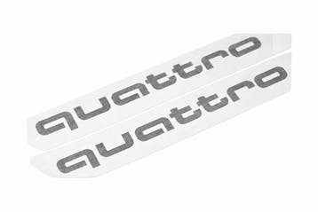 Audi decorfolie quattro, Ophalen of Verzenden