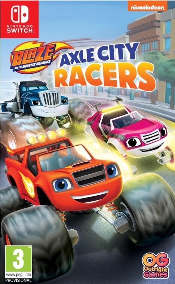 Blaze and the Monster Machines: Axle City Racers Switch, Spelcomputers en Games, Games | Nintendo Switch, Zo goed als nieuw, Vanaf 3 jaar