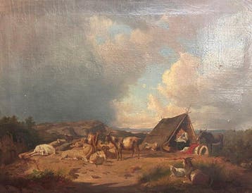 Italiaanse school (XVIII) - Scena Pastorale