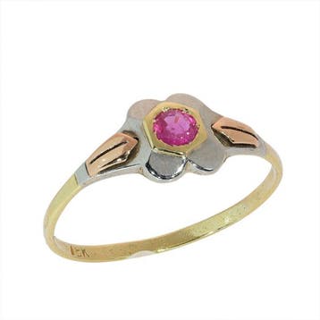 Zonder minimumprijs - Ring - 18 karaat Roségoud - 0.24ct., Nieuw