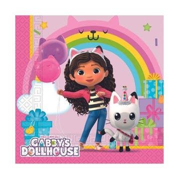 Servetten Gabbys Dollhouse (20st), Ophalen of Verzenden, Nieuw