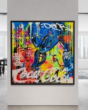 HÖK (1984) - Batman & His Iconic Kiss - XXL (NO RESERVE, Antiek en Kunst