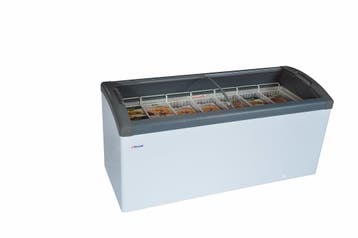 Vrieskist - FOCUS 171 GREY | met gebogen schuifruiten, Verzenden, Nieuw in verpakking