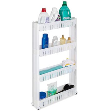 Keukenrek met 4 etages - wit, Verzenden, Nieuw
