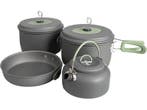 Bo-Camp - Pannenset Explorer - 4-Delig - Hard anodized, Verzenden, Zo goed als nieuw