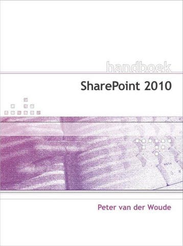 Handboek Sharepoint 2010 - van der Woude, Boeken, Verzenden, Gelezen
