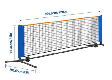 Draagbaar Sport Net 3m met Standaard voor Tennis Badminton, Sport en Fitness, Badminton, Verzenden, Nieuw