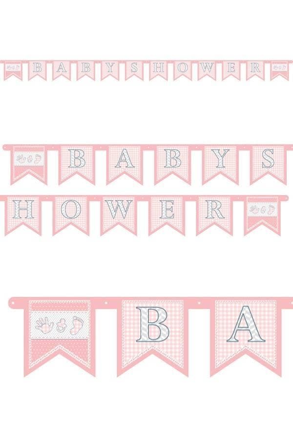 Letterslinger Babyshower meisje, Kleding | Dames, Carnavalskleding en Feestkleding, Nieuw, Ophalen of Verzenden