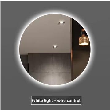 LED Badkamerspiegel Rond Ø50 cm – Modern, Touchsensor, Verzenden, Nieuw
