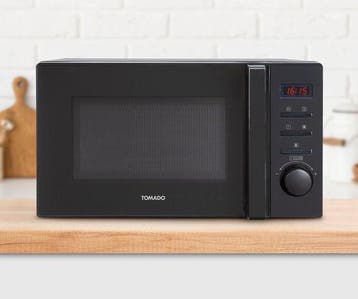 2dekans | Tomado TMS2002B - Solo magnetron - 20 liter - Met, Witgoed en Apparatuur, Magnetrons, Ophalen of Verzenden, Zo goed als nieuw