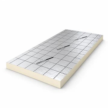 PIR IDELCO 2-zijdig Aluminium 1200x600x80mm Rd:3.60, Nieuw, Minder dan 4 cm, Minder dan 5 m², Dakisolatie