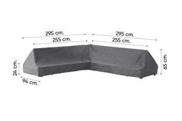 Outdoor Covers L-vormige platform loungesethoes 295x295x65, Verzenden, Nieuw, Overige materialen