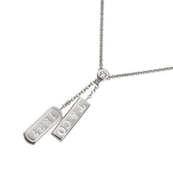 Tiffany & Co. - Halsketting - 18 karaat Witgoud, Nieuw