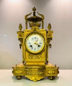 Klok - Japy Frères & Cie Louis XVI - Verguld brons -