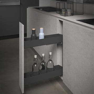 Uittrekelement Pro, antraciet, met wandmontage,  kastbre..., Huis en Inrichting, Nieuw
