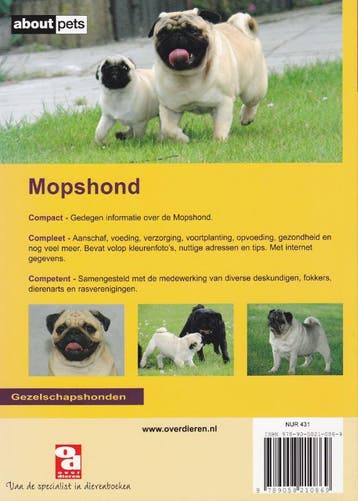 De mopshond / Over Dieren / 082 9789058210869 Over Dieren, Verzenden, Zo goed als nieuw, Over Dieren