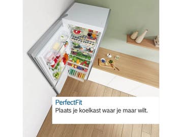 BOSCH KGN36VXCT - Koelvriescombinatie - NoFrost - Geborsteld, Witgoed en Apparatuur, Koelkasten en IJskasten, Verzenden, Zo goed als nieuw