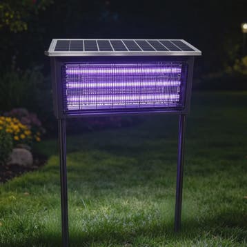 Solar Muggenlamp met UV-licht en USB/Zonne-energie - IPX5 Wa, Fietsen en Brommers, Verzenden, Nieuw