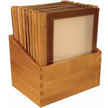 Menu-Box Houten Collectie 20st, Bruin, Verzenden, Nieuw in verpakking