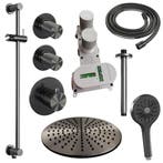 Brauer Gunmetal Carving Thermostatische Regendoucheset, Ophalen of Verzenden, Nieuw