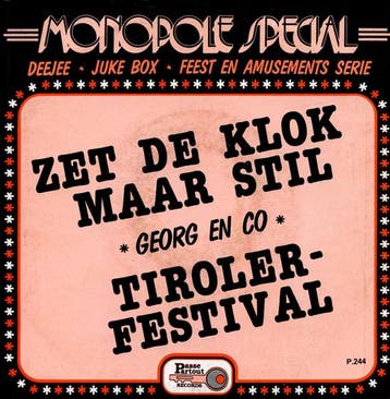vinyl single 7 inch - Georg En Co - Zet De Klok Maar Stil..., Verzenden, Zo goed als nieuw, 7 inch, Pop