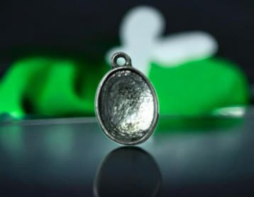 2 x Metalen Cabochon Houder, antiek zilverkleur, binnenzi..., Ophalen of Verzenden, Nieuw, Overige typen