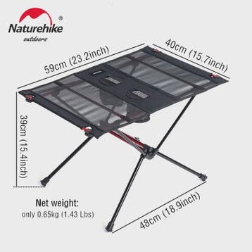 Naturehike Opvouwbare Campingtafel - Ultralicht & Draagbaar, Verzenden, Nieuw