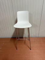 VitraHal Stool Barkruk Wit, Verkerend In Uitstekende Staat, Huis en Inrichting, Barkrukken, Verzenden, Zo goed als nieuw, Kunststof