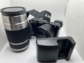 Sony 6000 (ILCE-6000) Twin Lens Kit – E 16-50mm PZ OSS & E, Nieuw