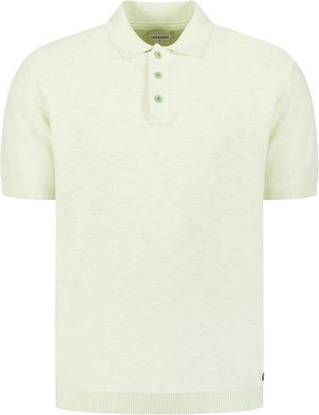 No Excess Knitted Slub Poloshirt Lichtgroen maat 3XL Heren, Verzenden, Nieuw, Overige maten, No Excess