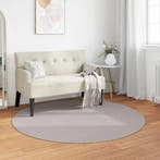 vidaXL Vloerkleden Rond LUGO Crème Ø 120 CM Polyester, Verzenden, Nieuw, Crème