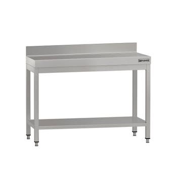 GGM Gastro | RVS werktafel ECO - 1000x600mm - met onderschap, Verzenden, Nieuw in verpakking, Meubilair