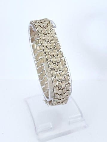 Zilver - Armband - Riccio pattern,, Nieuw