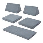 Speelbank Norhulta 5-delig kinderbank 150x66x45,5 cm grijs [, Verzenden, Nieuw