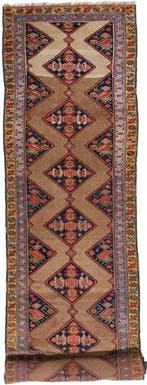 Antiek Shirwan Kaukasus Tapijt - Tapijt - 493 cm - 96 cm, Nieuw