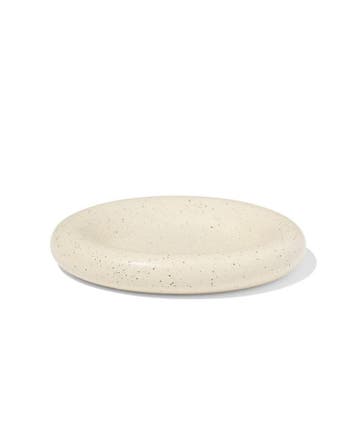 HEMA Kaarsonderzetter 20cm keramiek wit, Verzenden, Nieuw, Wit
