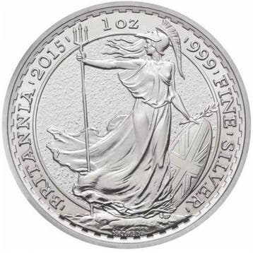 Britannia 1 oz 2015, Verzenden, Overige landen, Losse munt, Zilver