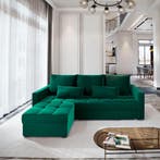 *SALE* Slaapbank met opbergruimte Kos | Groen €499,-, Huis en Inrichting, Banken | Bankstellen, Hout, 125 tot 150 cm, Verzenden