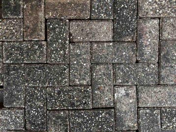 Gebruikte betonklinkers OOIJ grijs, 22x11x7, op pallets..., Ophalen of Verzenden, Gebruikt, Beton, Klinkers