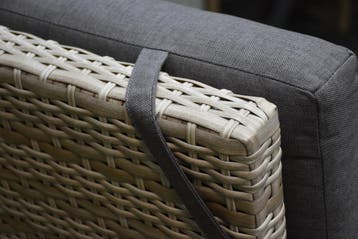 Dallas lounge tuinstoel verstelbaar grijs, Tuin en Terras, Tuinstoelen, Ophalen of Verzenden, Nieuw
