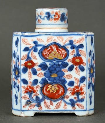 Kangxi (1662-1722) - Theepot - Achthoekige theedoos met acht